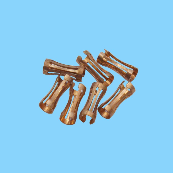 Contact shrapnel crown spring